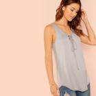 Shein Knot Front Tank Top