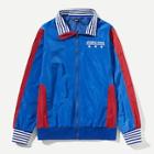 Shein Men Zip Up Striped Trim Jacket