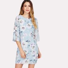 Shein Flower Print Dress