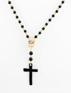 Shein Fashion Design Beaded Cross Necklace