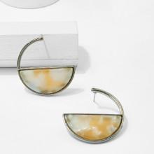 Shein Half Circle Hoop Earrings