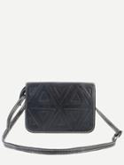 Shein Black Triangle Patch Flap Bag