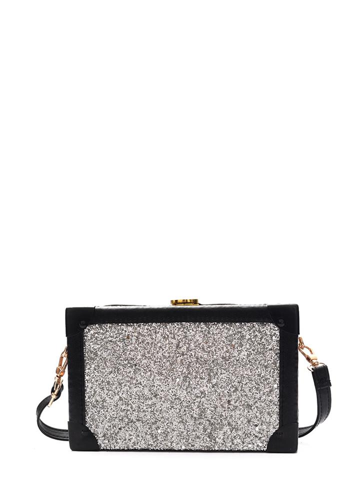 Shein Metal Buckle Design Shoulder Bag