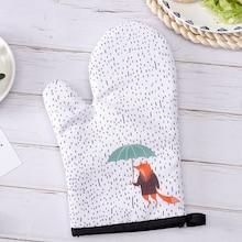Shein Fox Print Oven Glove 1pc