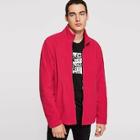 Shein Men Zip Up Pocket Mock-neck Jacket