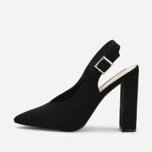 Shein Pointed Toe Slingback Pumps