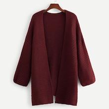 Shein Plus Drop Shoulder Duster Cardigan