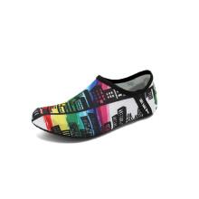 Shein Building Print Slip On Water Trainers