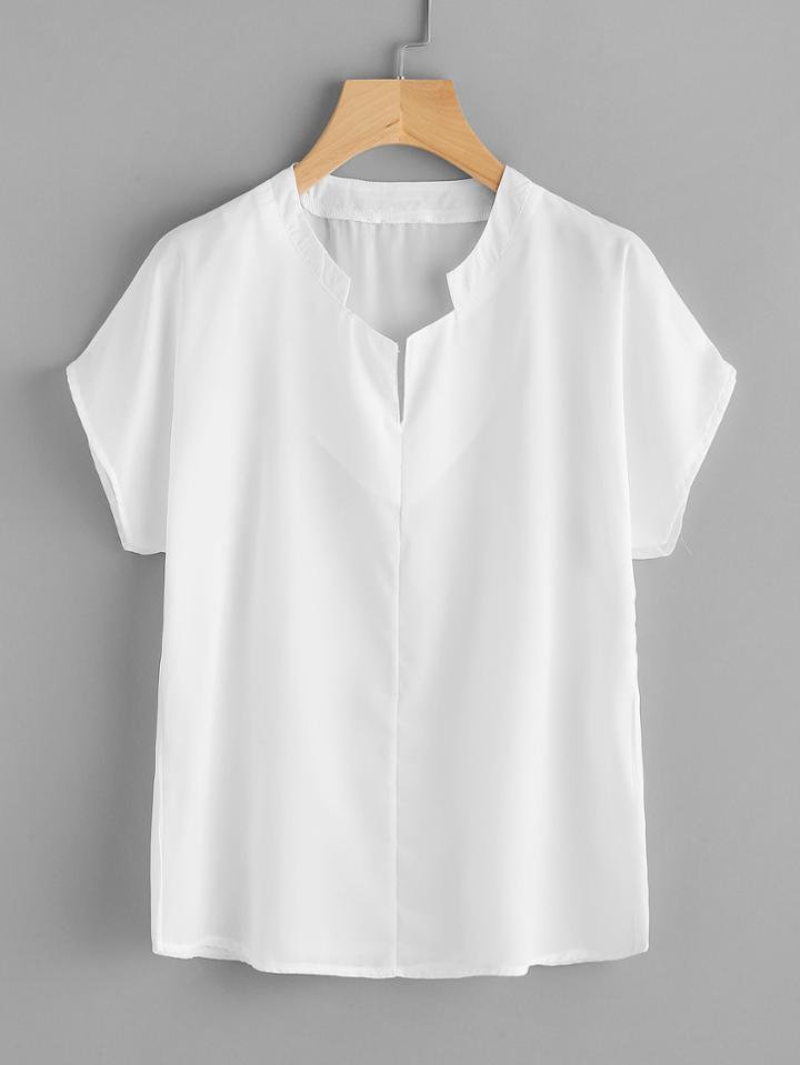 Shein Dolman Sleeve Chiffon Blouse