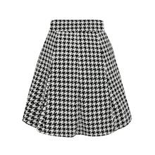 Shein Houndstooth Print Skirt