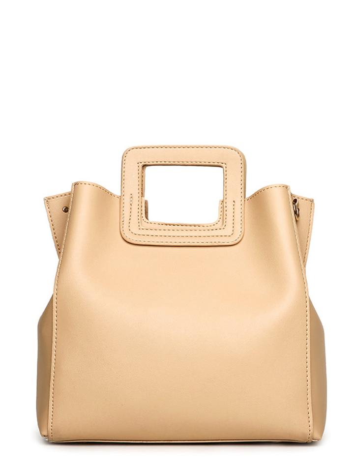 Shein Solid Crossbody Bag With Square Handle