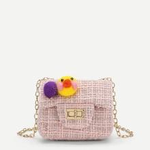 Shein Girls Duck Decor Chain Crossbody Bag
