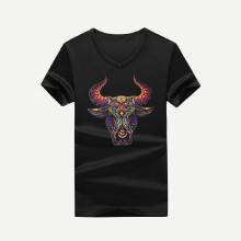 Shein Men Cow Print Tee