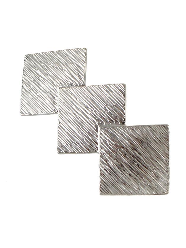 Shein Silver Color Geometric Shape Hair Clips