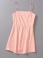 Shein Pink Adjustable Strap A-line Slim Dress