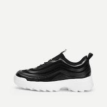 Shein Low Top Lace-up Chunky Sneakers