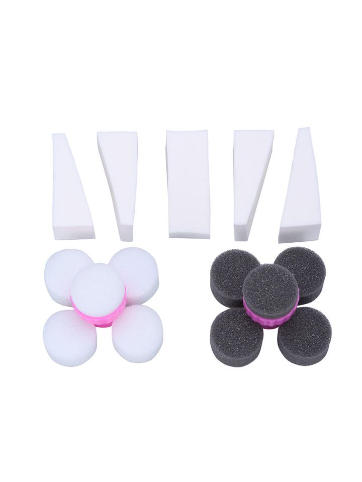 Shein 17 Pcs Nail Art Sponge Stamp Manicure Tool