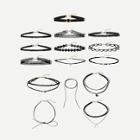 Shein Lace & Heart Choker Set 15pcs