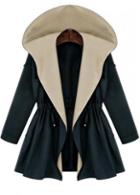 Rosewe Fabulous Three Quarter Sleeve Coat With Hooded Collar