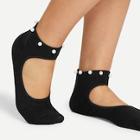 Shein Faux Pearl Decorated Cut Out Socks