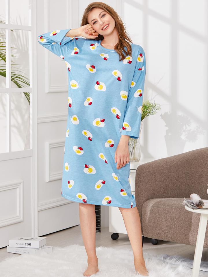 Shein Fried Egg Print Dress