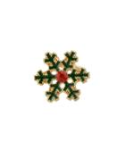 Shein Snowflake 1pc Christmas Jewelry Enamel Santa Snowflake Bell Deer Gift Box Snowman Ear Cuff Cartilage Clip Earrings