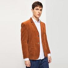 Shein Men Single Breasted Pocket Patched Blazer