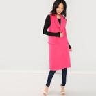 Shein Tie Waist Tweed Vest Coat