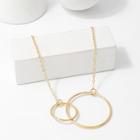 Shein Link Circle Pendant Necklace