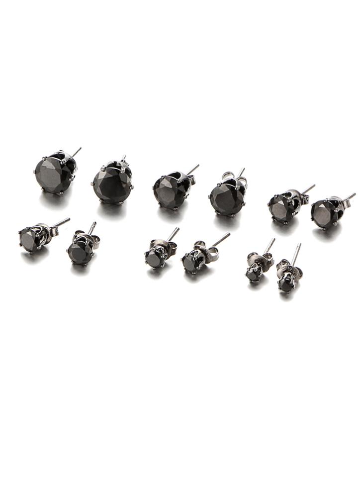 Shein Multi Shaped Stud Earring Set 6 Pair