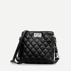 Shein Quilted Detail Twist Lock Chain Bag