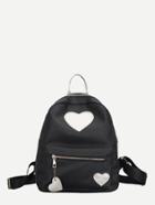 Shein Heart Patch Decor Backpack
