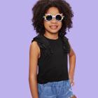 Shein Girls Ruffle Detail Tank Top