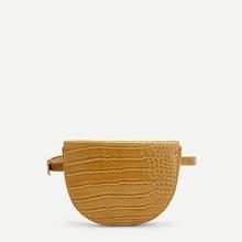 Shein Croc Pattern Flap Bum Bag
