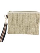 Shein Summer Khaki Straw Casual Handbag Clutches