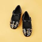 Shein Toddler Girls Faux Pearl Decorated Mary Jane Shoes