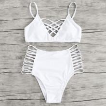 Shein Caged Strappy Bikini Set