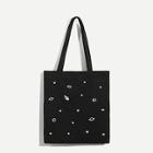 Shein Galaxy Embroidery Canvas Tote Bag