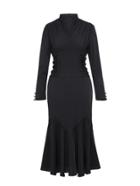 Shein Faux Pearl Detail Fishtail Dress