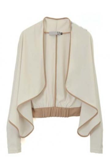 Rosewe Autumn Essential Long Sleeve Beige Cardigans For Woman