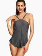 Shein Ruffle Front One-piece Swimwear