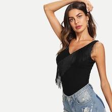 Shein Fringe Detail Tank Top