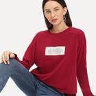 Shein Contrast Patch Detail T-shirt