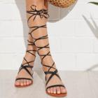 Shein Lace-up Flat Sandals