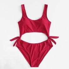Shein Tie Side Cut Out Swimsuit