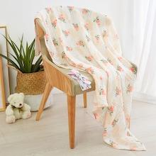 Shein Toddler Kids Flower Pattern Headband & Blanket Set 2pack
