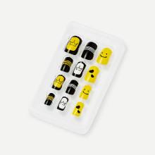 Shein Heart & Crown Pattern False Nail 12pcs