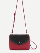 Shein Two Tone Removable Shoulder Bag With Clutch