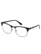 Shein Black Open Frame Dull Polish Glasses