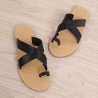Shein Criss Cross Slide Sandals